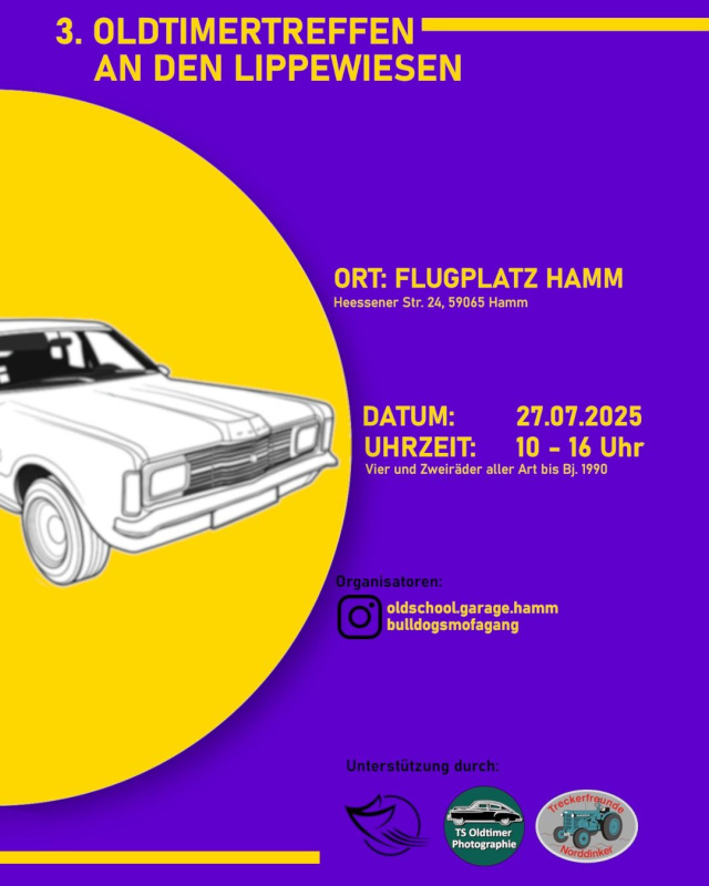 3. Oldtimertreffen an den Lippewiesen