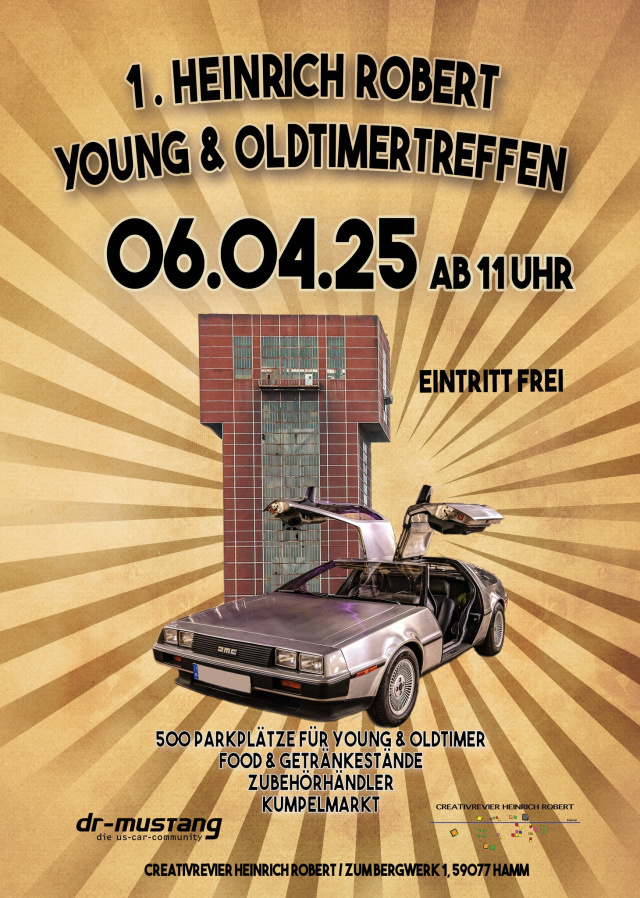 Young- und Oldtimertreffen im CreativRevier Heinrich Robert Hamm