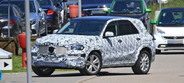 Erlkönig erwischt: Mercedes-Benz GLE 2018: Spy Shot Fotos: Erste Bilder vom kommenden Mercedes GLE