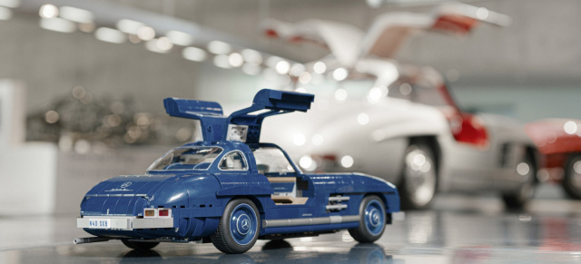 Mercedes 300 SL als Klemmbaustein-Modell von Mattel: Diese Ikone kannste  Dir „klemmen“