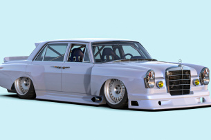 Mercedes 300-SEL-Restomod: Super-Star-Unikat