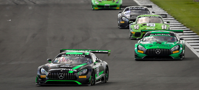 AMG Customer Racing bei dem Blancpain GT Series Endurance Cup: Gesamtführung in Silverstone verteidigt