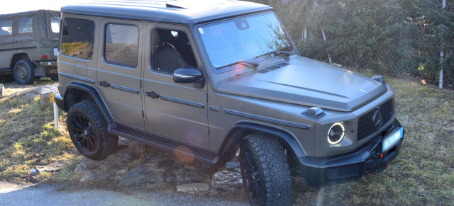 Mercedes-Benz G-Klasse (Mopf 463A) im sportlichen Offroad-Look: G-ländefähiger: S-TEC baut den G 400d zum individuellen Stern um