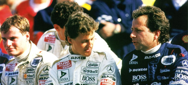 Michael Schumacher - 20 Jahre Formel-1: Schon vor 20 Jahren fuhr Schumi bei Mercedes