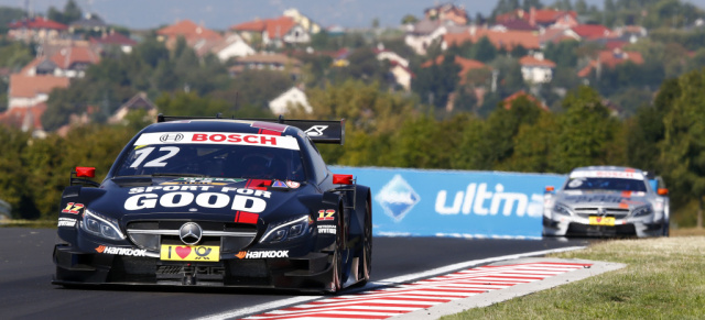 DTM-Renn-Wochenende in Budapest: Schweres - im Wortsinne - Wochenende für das Mercedes-AMG DTM Team!