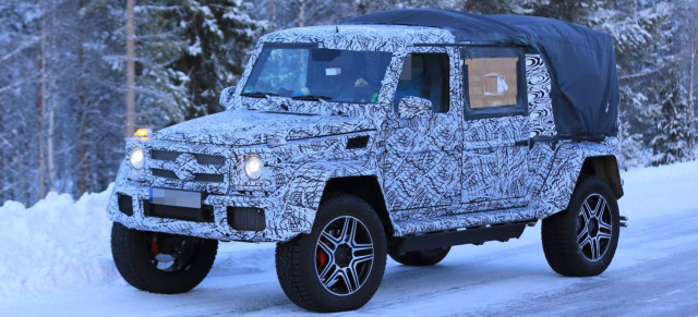 Mercedes-Benz Erlkönig-Premiere: Spy Shot Debüt: Erste Bilder vom Mercedes-Benz G500 4x4 Pickup