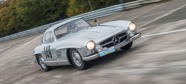 Eines von vier Exemplaren: 1955 Mercedes-Benz 300 SL 'Sportabteilung' Gullwing