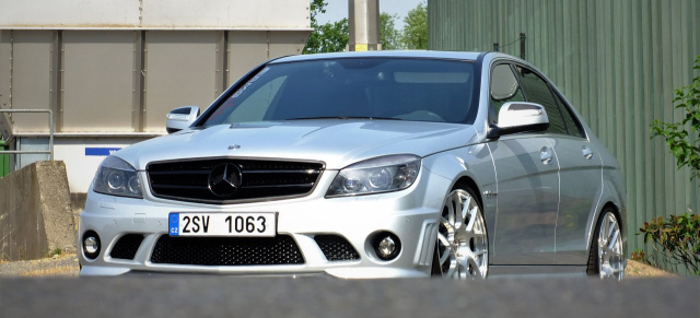 Fein veredelt: Mercedes-Benz C63 AMG : Schicker Tscheche: Beim Mercedes C63 AMG ging‘s ans Feingemachte  