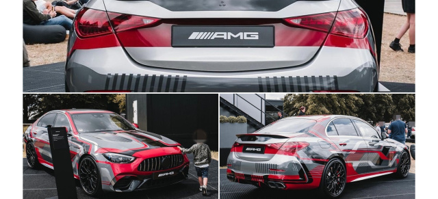 Mercedes-AMG C63 2023 zeigt sich in Goodwood: Mercedes zeigt C63 W206 mit geringer Tarnung