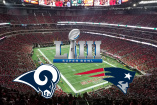 New England Patriots VS. Los Angeles Rams im Mercedes-Benz Stadium: Der NFL Super Bowl im TV und im Stream