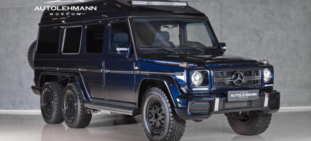 Rares Unikat: Mercedes G500 6x6 Baujahr 1994 von Schulz Tuning: Ein früher Urahn des G63 6x6 steht zum Verkauf