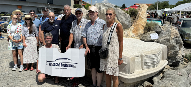 Feierliche Eröffnung: Imotski lockt zahlreiche Mercedes-Fans an: MB /8 Club Deutschland e.V. besucht Mercedes-Skulptur in Kroatien