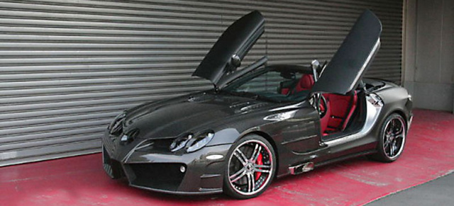 Japan Style: Mercedes SLR McLaren von Office-K: Der japanische Tuner peppt den Edelroadster mit Carbon und PS auf