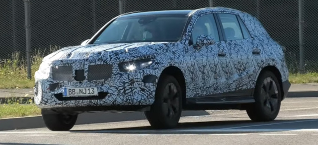 Mercedes-Benz Erlkönig erwischt: Spy Shot Video: Bewegte Bilder vom Mercedes GLC II X254