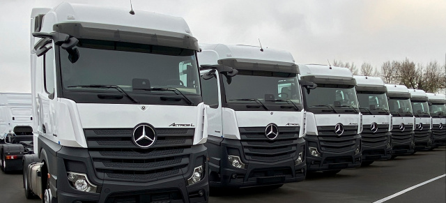 Großauftrag für Daimler Truck: 500 Mercedes-Benz Actros für die Finéjas Group