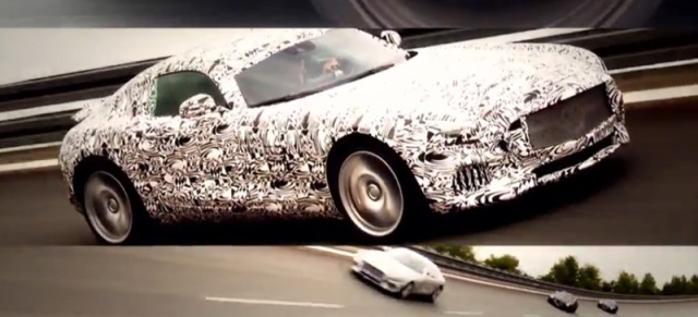 Neues vom Mercedes-AMG GT: "Es ist ein Biest!": Aktueller Video-Teaser vom kommenden Mercedes AMG Sportwagen
