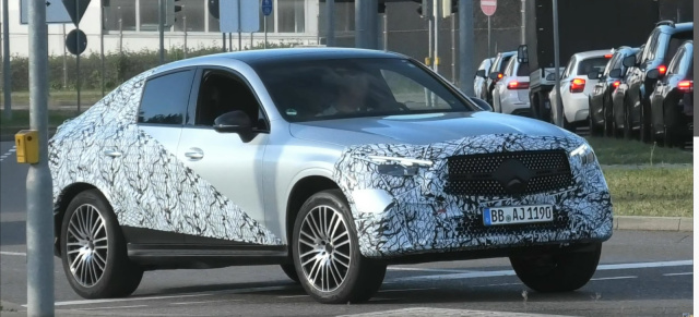 Mercedes Erlkönig erwischt: Spy Shot Video: Mercedes Erlkönig GLC Coupè C254