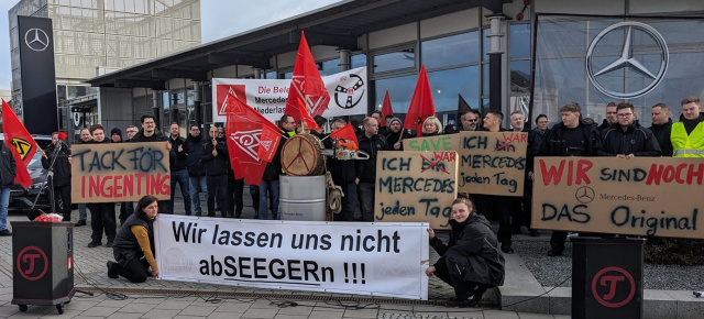 Verkauf von Mercedes-Niederlassungen - Mercedes soll mit Betriebsrat einig sein: "Wut und Frust":  Mitarbeiter sollen vom Verhandlungsergebnis enttäuscht sein