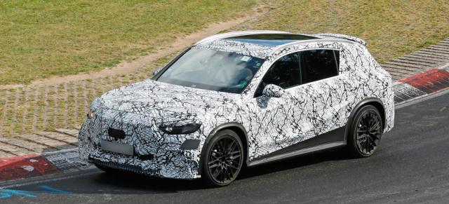 Mercedes Erlkönig erwischt: Aktuelle Bilder vom Mercedes-AMG GLC 53 EQ 2026