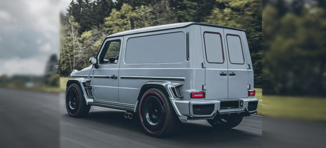 Mercedes von morgen: Virtueller G63-Van: Endlich ein Lieferwagen, der‘s bringt: 900-PS-G63-Mutant