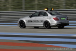 C 63 AMG ist Safety Car der DTM 2011: Dank ihrer enormen Potentiale musste der V8-Sporter für die anspruchsvolle Aufgabe in der DTM nur leicht modifiziert werden