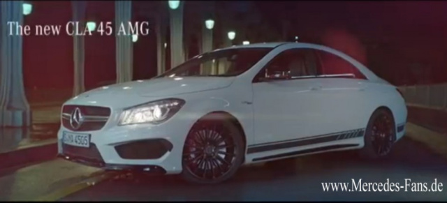 Video: Ein Mercedes CLA 45 AMG in Paris: Das 360 PS starke Coupé donnert durch Frankreichs Hauptstadt