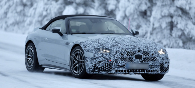 Mercedes-SL-Facelift Erlkönig erwischt: Premiere: Erste Bilder vom  Mercedes-Maybach SL 680