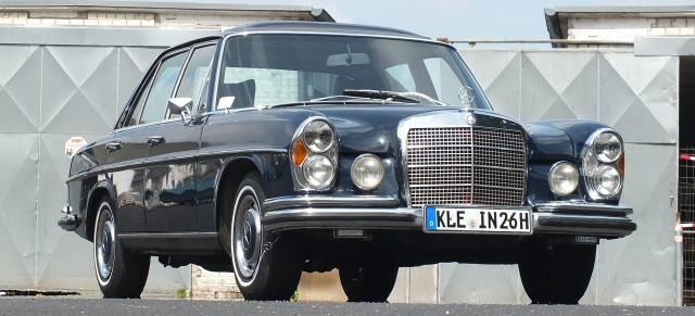 Den Stern im Herzen und Mercedes im Blut: Seit 23 Jahren unzertrennlich: Ein MIB und sein 69er Mercedes-Benz 280 SE W108