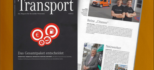 Neues von den "Wahren CITANEN"!: Das Magazin TRANSPORT berichtet über unsere Leseraktion "Die Wahren CITANEN"