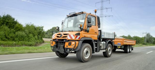 Neues Top-Modell: Mercedes-Benz Unimog der 300er Baureihe:  Neuer Unimog U 323 mit 231 PS 