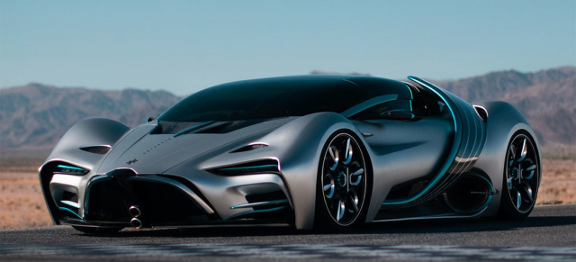 Wasserstoff marsch! Premiere für Hypercar „Hyperion XP-1": Neues Brennstoffzellen-Supercar: 350 km/h & 1.600-km-Reichweite