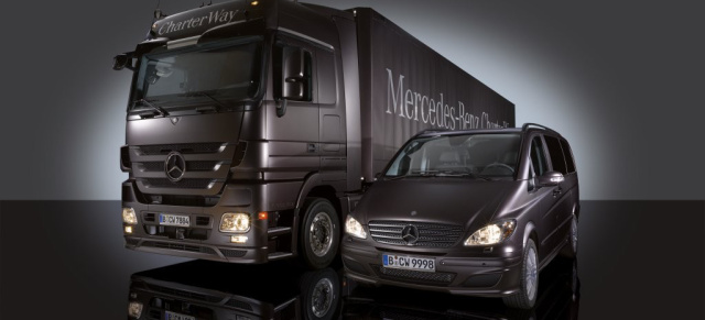 Actros & Viano in Carbon-Optik : 