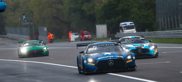 Blancpain GT Series Monza: Starker Auftakt für Patrick Assenheimer, Podium für Black Falcon