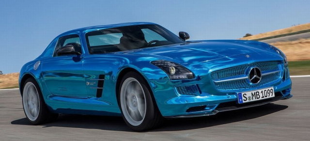 Mercedes macht's spannend  Der stärkste Elektro-Supersportwagen der Welt: Mercedes-Benz SLS AMG Coupé Electric Drive