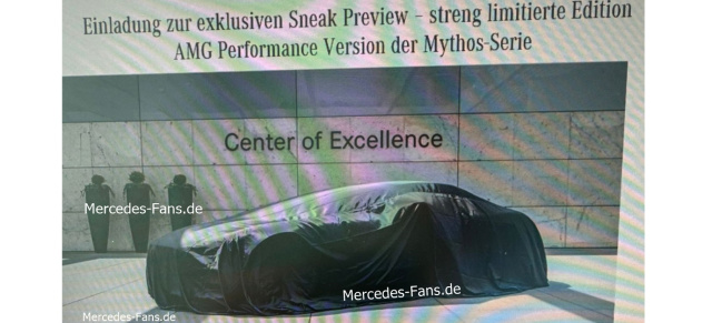 Mercedes-Debüt voraus: AMG Performance-Version der MYTHOS Serie: Sneak Preview des „AMG SL Speedster MYTHOS“ (?) am 06.06.-08.06.2024