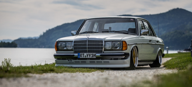 Downsized: Mercedes-Benz W123 : "Zeitlows": 82er Mercedes-Benz 200 W123 mit Airride