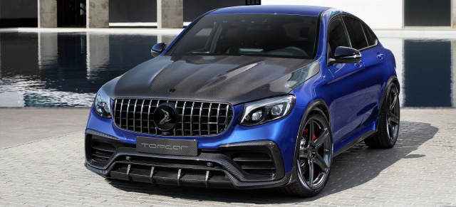 Mercedes-Benz GLC Coupé Tuning: Topcar-Inferno-Kit für GLC Coupé: Alle Blicke führen nach Carbon