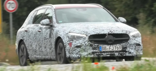 Spyshot-Video: Erlkönig erwischt: Mercedes-Benz C-Klasse All-Terrain (S206)