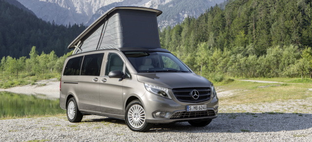 Caravan Salon 2015 in Düsseldorf: Mercedes-Benz Vans auf Erfolgskurs im Reisemobilmarkt