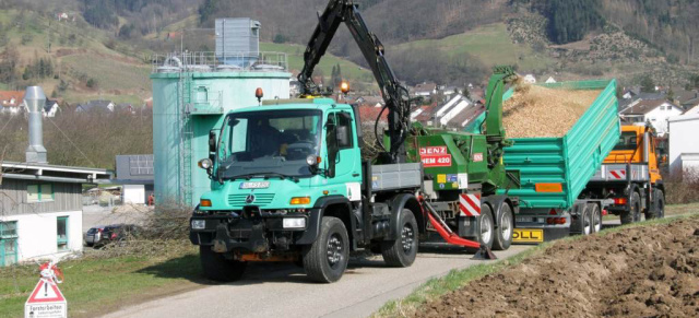 Des Försters Lieblinge: Unimog und Zetros: Großer Auftritt mit 11 Fahrzeugen und Gerätekombinationen auf der KWF-Expo