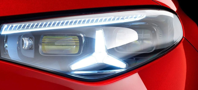 Unverhüllt: Stern-Lichtgrafik für den neuen Mercedes CLA: So sieht das Starlight für den CLA aus