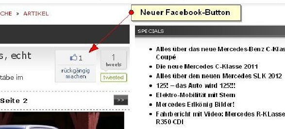 Neue Facebook-Buttons: Alles neu - alles auf Null!