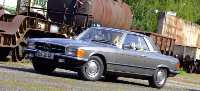 Coupé Kult: Mercedes 380 SLC: Die Baureihe 107 begründet das moderne SL-Konzept - Die Bilder wurden aufgenommen auf der Henrichshütte, dem Veranstaltungsgelände der SCHÖNEN STERNE 2011