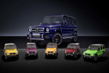 Mercedes-AMG G 63 „Crazy Colours“: Jetzt geht‘s ans Kleingemachte: Limitierte Modellauto-Serie Mercedes-AMG G 63 „Crazy Colours“ im Maßstab 1:18