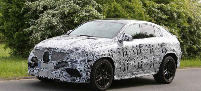 Erlkönig erwischt: Erste Bilder vom Mercedes ML-Coupé 63 AMG: Fotopremiere für den kommenden Crossover mit AMG-DNA