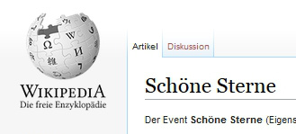 SCHÖNE STERNE® 2017: Das große Mercedes-Event ist jetzt auch bei WIKIPEDIA