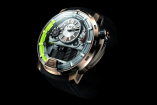 Uhr-Zeit: Sensationelle hydro-mechanische Armbanduhr H1 von HYT: Auf der Baselworld 2012 präsentiert die Schweizer Uhrenmarke HYT einen
innovativen Zeitmesser mit mechanischem Uhrwerk und Flüssigkeitsanzeige.
