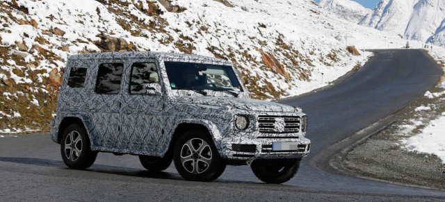 Erlkönig erwischt: Spy Shot Fotos: Aktuelle Aufnahmen von der neuen Mercedes G-Klasse