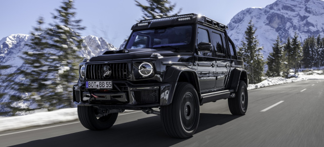 BRABUS präsentiert Performance-Pickup auf G63-Basis: Big. Breit. BRABUS