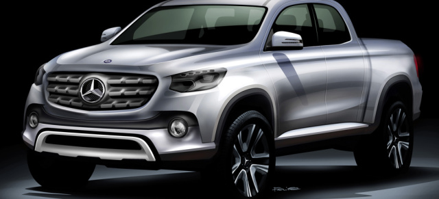 Weltpremiere am 25. Oktober: Mercedes-Benz präsentiert das Konzept des PickUps